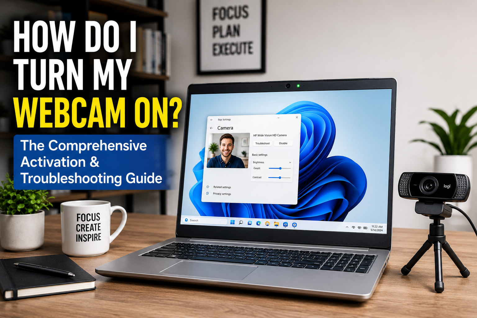 How Do I Turn My Webcam On
