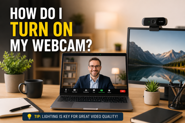 How Do I Turn On My Webcam