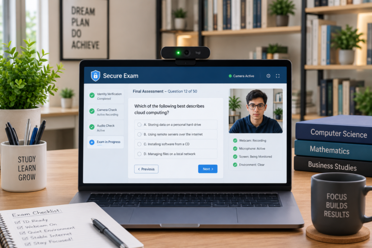 How Respondus Lockdown Browser Works with a Webcam