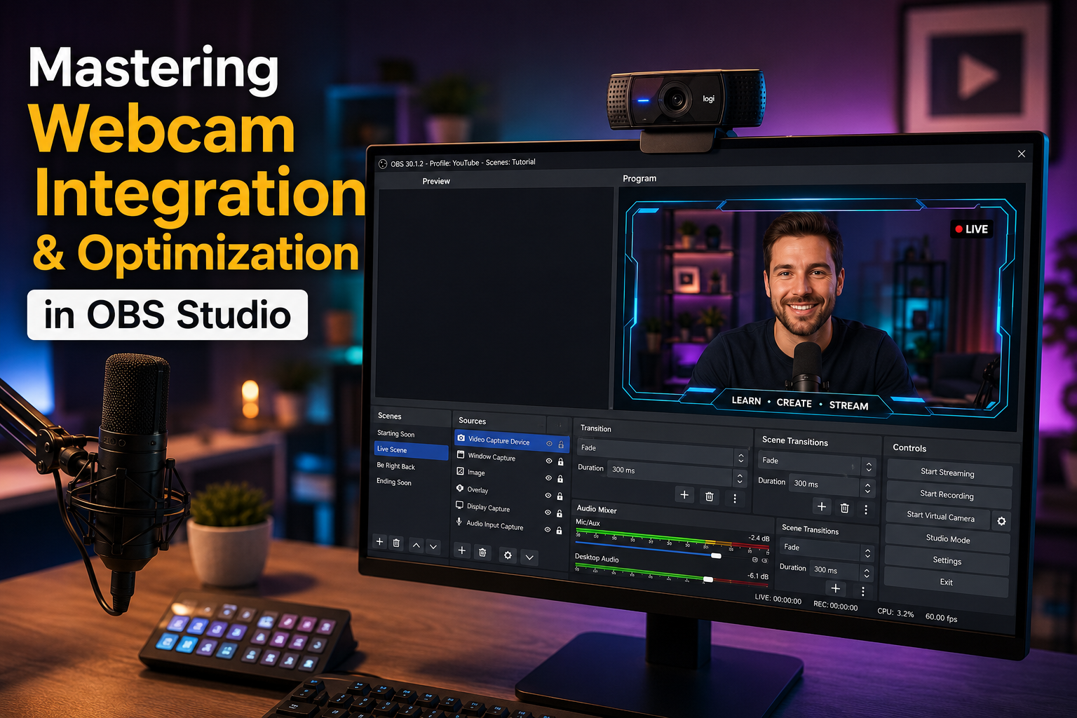How to Add Webcam to OBS