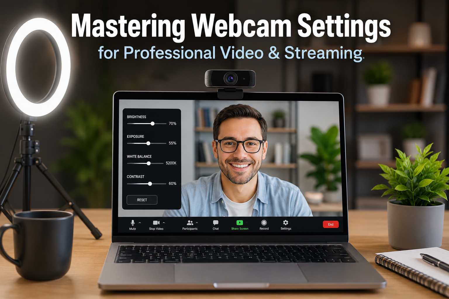 How to Adjust Webcam Settings