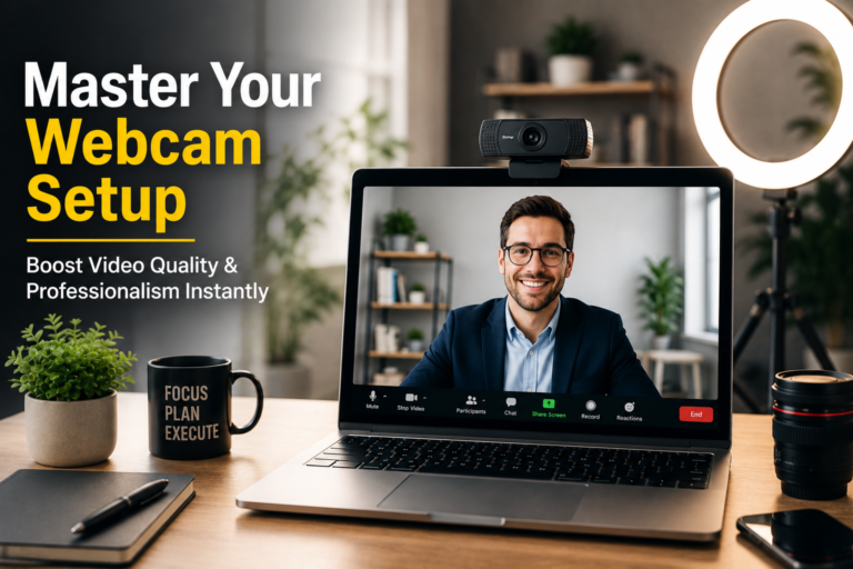 How to Attach Webcam to Laptop