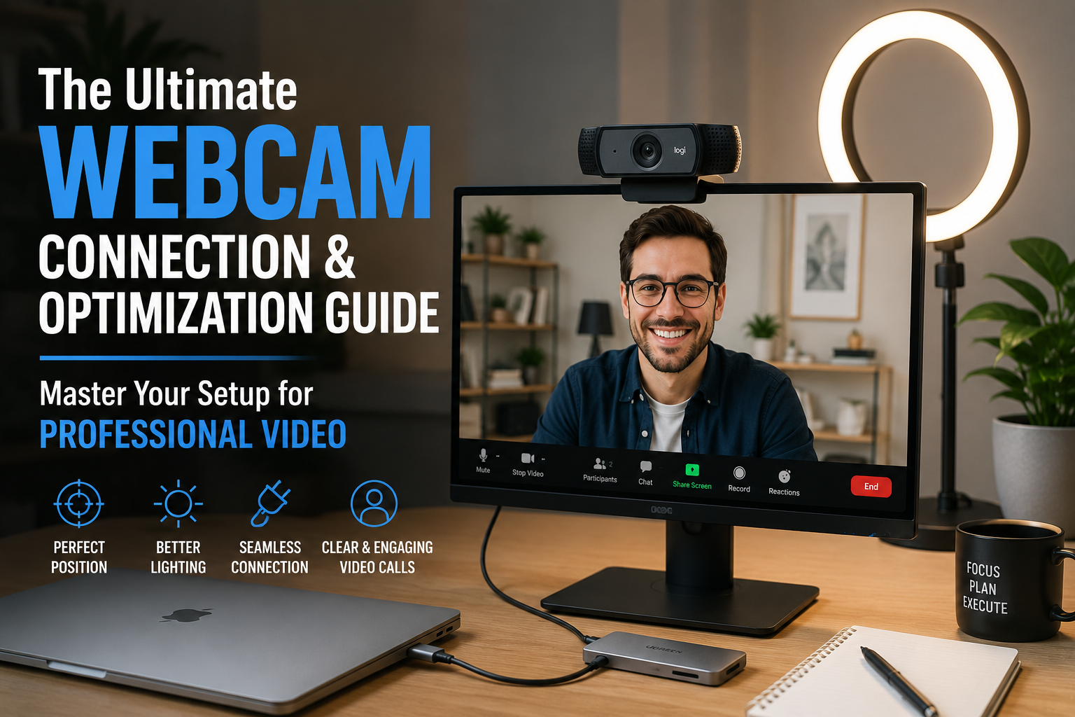 How to Connect a Webcam to a Computer