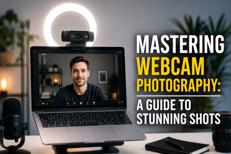 How to Take Pictures with a Webcam