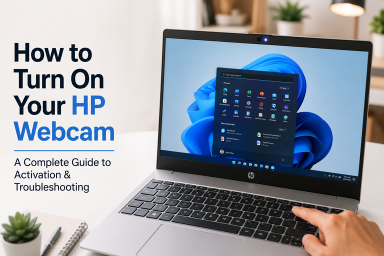 How to Turn On Webcam on HP Laptop
