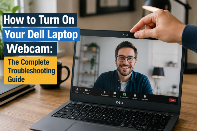How to Turn On Your Dell Laptop Webcam
