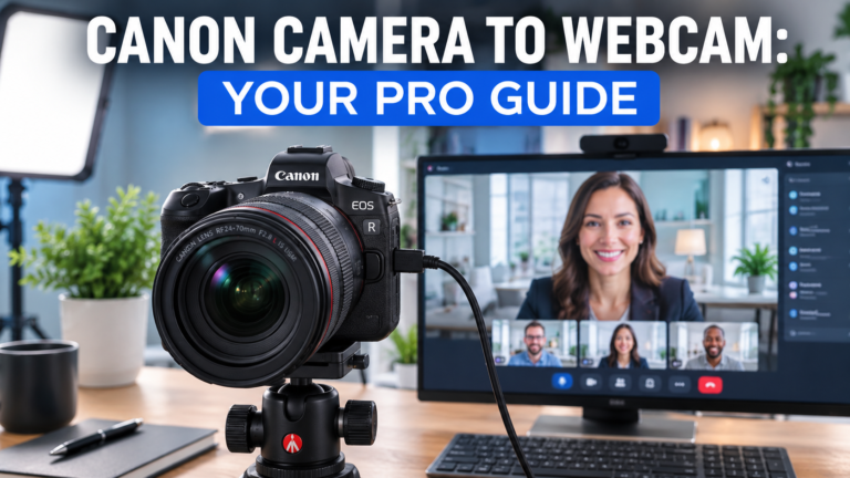 How to Use Canon Camera as Webcam