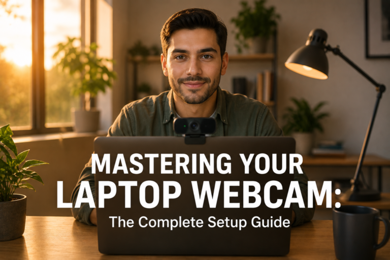 How to Use Webcam on Laptop