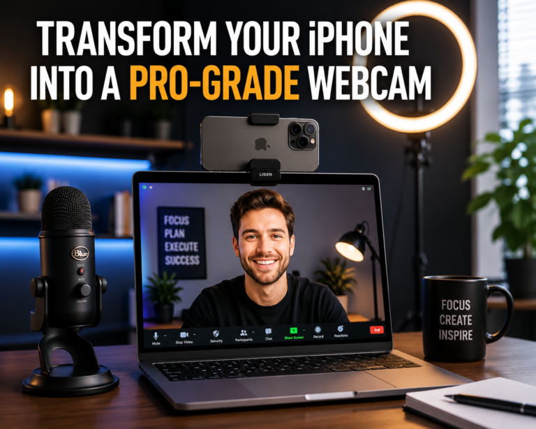 How to Use Webcam on iPhone