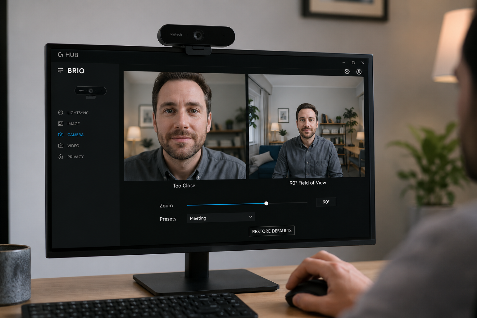 How to Zoom Out on Your Logitech Webcam for a Wider View